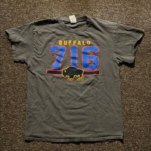 Gildan Gray Buffalo 716 Graphic T-Shirt